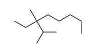 3-ethyl-2,3-dimethyloctane Structure