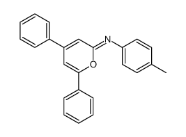 N-(4-methylphenyl)-4,6-diphenylpyran-2-imine Structure