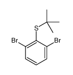 1,3-dibromo-2-tert-butylsulfanylbenzene结构式