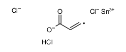 3-trichlorostannylprop-2-enoic acid Structure