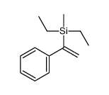 diethyl-methyl-(1-phenylethenyl)silane Structure