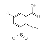 2-amino-5-chloro-3-nitro-benzoic acid Structure