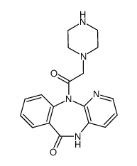 N-去甲基哌仑西平结构式