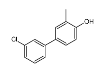 4-(3-chlorophenyl)-2-methylphenol Structure