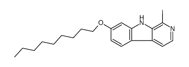 1-Methyl-7-nonyloxy-9H-pyrido[3,4-b]indole Structure