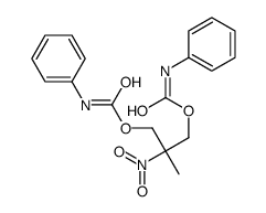 [2-methyl-2-nitro-3-(phenylcarbamoyloxy)propyl] N-phenylcarbamate Structure