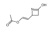 2-(4-oxoazetidin-2-yl)ethenyl acetate结构式