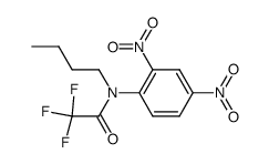 N-(n-butyl)-2,4-dinitrotrifluoroacetanilide Structure