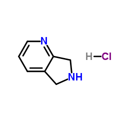 6,7-二氢-5H-吡咯并[3,4-b]吡啶盐酸盐结构式