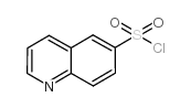 喹啉-6-磺酰氯结构式