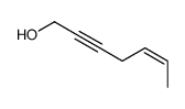 hept-5-en-2-yn-1-ol结构式