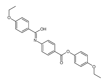 (4-ethoxyphenyl) 4-[(4-ethoxybenzoyl)amino]benzoate Structure