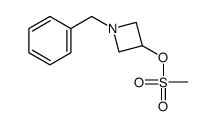 1-苄基-3-甲烷磺酰氧基氮杂丁烷结构式