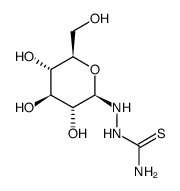 2-(β-D-glucopyranosyl)hydrazinecarbothioamide结构式