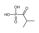 2-methylpropanoylphosphonic acid Structure