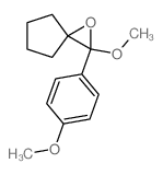 2-methoxy-2-(4-methoxyphenyl)-1-oxaspiro[2.4]heptane Structure