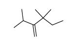 2-isopropyl-3,3-dimethyl-pent-1-ene Structure