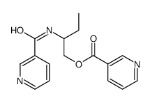 2-(pyridine-3-carbonylamino)butyl pyridine-3-carboxylate结构式