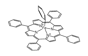 Fe(tetraphenylporphyrinate)C6H5结构式