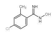 4-氯-N-羟基-2-甲基苯基脒结构式