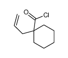 Cyclohexanecarbonyl chloride, 1-(2-propenyl)- (9CI) Structure