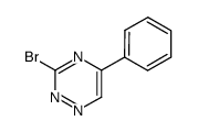 3-bromo-5-phenyl-1,2,4-triazine Structure