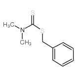 苯甲基-N,N-二甲基二硫代氨基甲酸结构式