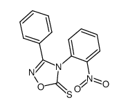 4-(2-nitrophenyl)-3-phenyl-1,2,4-oxadiazole-5-thione Structure