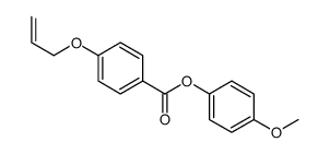 (4-methoxyphenyl) 4-prop-2-enoxybenzoate结构式