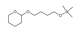 trimethyl(4-((tetrahydro-2H-pyran-2-yl)oxy)butoxy)silane结构式