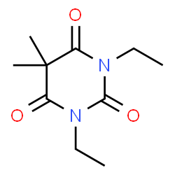 Barbituric acid, 1,3-diethyl-5,5-dimethyl- (4CI) structure
