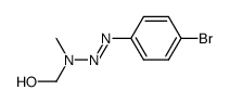 1-(4-bromo-phenyl)-3-hydroxymethyl-3-methyl-triazene Structure