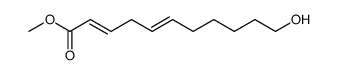 methyl 11-hydroxyundeca-2E,5E-dienoate Structure
