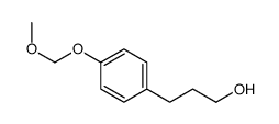 3-(4-(MethoxyMethoxy)phenyl)propan-1-ol结构式