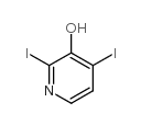 2,4-二碘-3-羟基吡啶结构式
