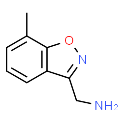 1,2-Benzisoxazole-3-methanamine,7-methyl-(9CI)结构式