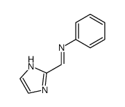 1-(1H-imidazol-2-yl)-N-phenylmethanimine结构式