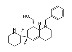 1-benzyl-8-hydroxymethyl-6-piperidin-2-yl-1,2,3,4,6,7,8,8a-octahydro-1H-quinoline结构式