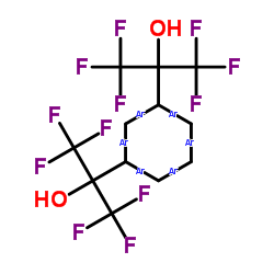 1,3-双(六氟-α-羟基异丙基)苯结构式