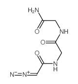 carbamoylmethylcarbamoylmethylcarbamoylmethylidene-imino-azanium结构式