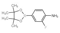 4-氨基-3-氟苯硼酸频那醇酯结构式