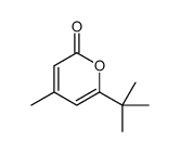 6-tert-butyl-4-methylpyran-2-one Structure