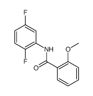 N-(2,5-difluorophenyl)-2-methoxybenzamide结构式