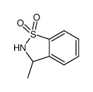 2,3-二氢-3-甲基-1,2-苯并异噻唑-1,1-二氧化物结构式