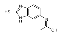 N-(2-sulfanylidene-1,3-dihydrobenzimidazol-5-yl)acetamide结构式