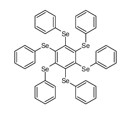 1,2,3,4,5,6-hexakis(phenylselanyl)benzene Structure