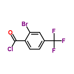 2-Bromo-4-(trifluoromethyl)benzoyl chloride structure