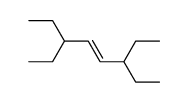 3,6-diethyl-oct-4-ene结构式