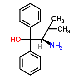 (2R)-2-Amino-3-methyl-1,1-diphenyl-1-butanol Structure