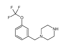 1-[3-(Trifluoromethoxy)benzyl]piperazine Structure